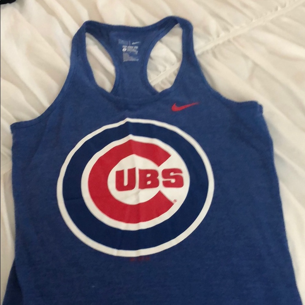 Cubs racer back tank
